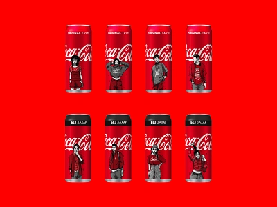 Coca Cola Cans full set art artwork branding digital art digital illustration drawing illustration pencil procreate product illustration