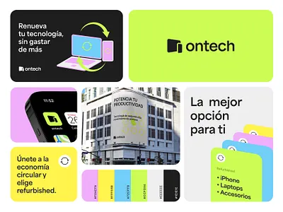 ontech - Identidad Visual design graphic design illustration logo ui visual visualidentity