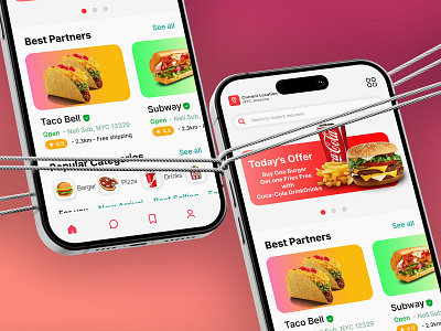 FastFood App UI Design apps apps design fastfood fastfood store food apps food store ui