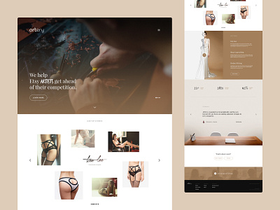 Artery brand branding figma interface ui ui ux uiux user interface web design webdesign website