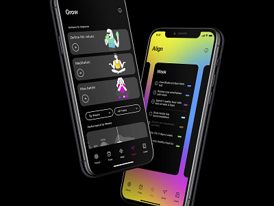 Awera app app app store ios iphone meditate mobile ui ui ux uiux user design user interface yoga