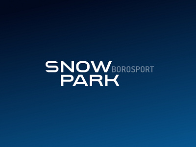 SnowPark Logo brand branding logo logotype type design typography