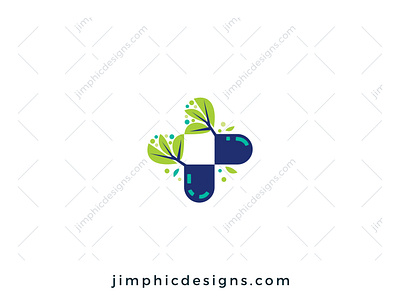 Natural Medicine Logo branding design graphic design leaves logo logo design medicine natural nature vector