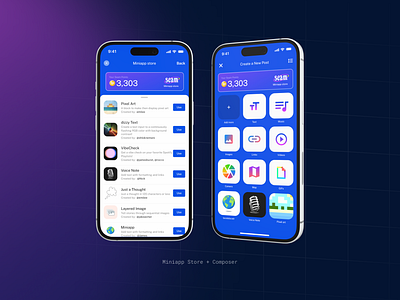 Our mini-app ecosystem 📲 designsystems iosdesign minimaldesign mobiledesign mobileux userexperience