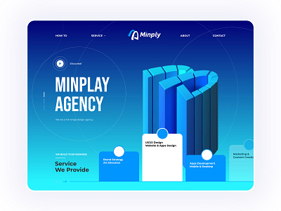 Website UI - Digital Agency agency design design agency digital digital agency elementor figma minplay ui web design web ui website ui wordpress