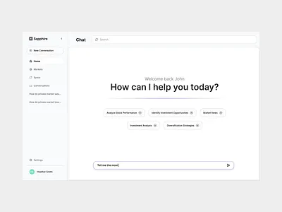 AI Assistant Nav Design ai assistant chat navigation ui