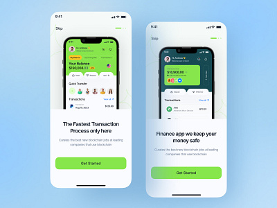 Onboard App Screen app screen app ui fintech app onboard screen wallet app screen