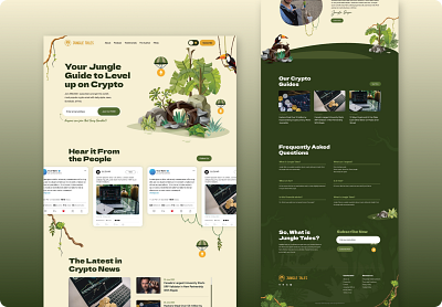 Jungle Tales - Website Design - Creasions web design website development