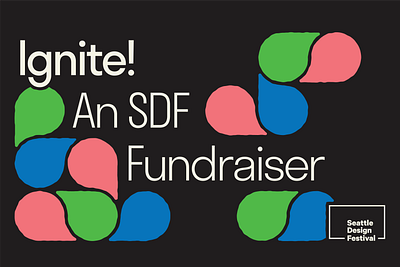 "Ignite!" Seattle Design Festival Fundraiser 2022 Identity