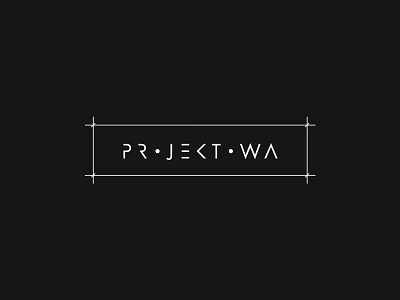 Projektowa Logo architecture branding design graphic design less lines logo minimal projektowa simple sopot studio typography vector