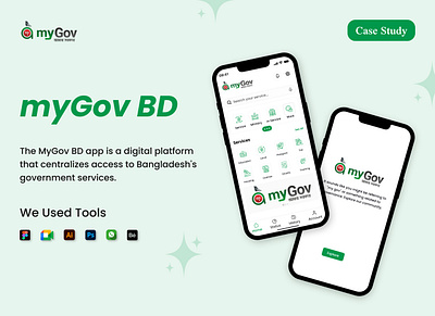 MyGov BD App Case Study ( Government Services) app app design app redesign bd case study design commnity government service mobile mobile app design my gov mygov bd product product design ui ui design ui ux user experience design user interface design ux ux research