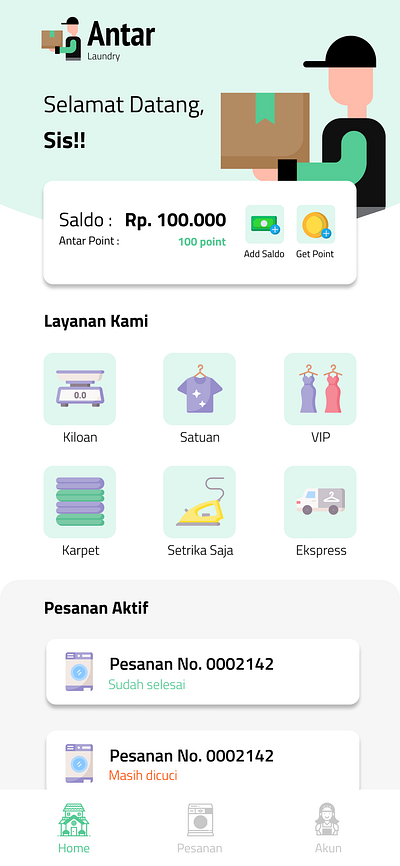 ANTAR LAUNDRY APP