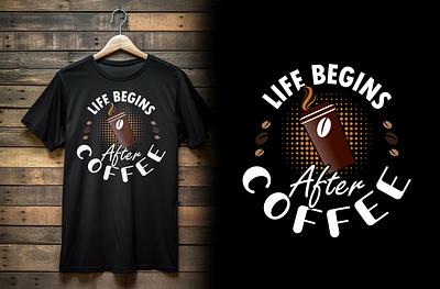 Coffee T-Shirt Design branding cloth coffee coffee tshirt design fashion graphic design shirt shirt design t shirt tshirt tshirt design tshirtdesign tshirts vector