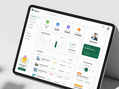 Real Estate Listings & Analytics Dashboard analytics dashboard home finder listing property listing propertymanagement real estate real estate listing real estate ui realestatedashboard ui ux design