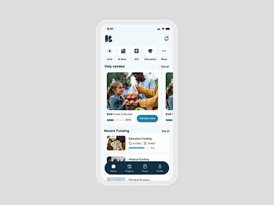 Donation App UI ui
