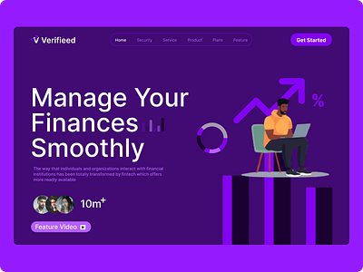 Verifieed-Fintech,Finance Company Website Design app design chart dashboard design finance graphic design graphs ui ui ux ux web design web design ui website website design website design ui website ui wen