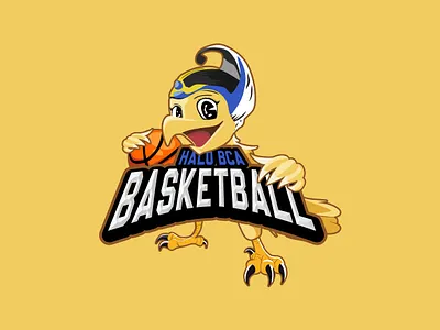 Paco's HaloBCA Basketball Logo basketball bird branding design design logo graphic design illustration logo vector