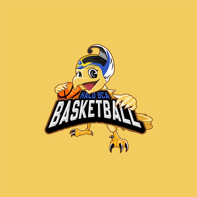 Paco's HaloBCA Basketball Logo basketball bird branding design design logo graphic design illustration logo vector