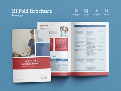 Bi Fold Brochure Design bi fold brochure company corporate flyer magazine newsletter proposal