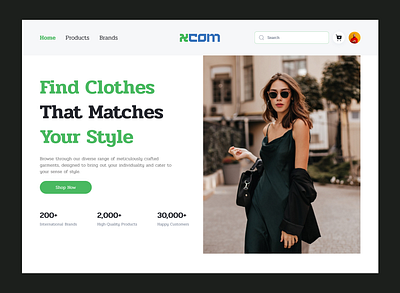 E-commerce website Home Page UI clean ui design clothing website clothing website ui design e commerce e commerce homepage e commerce homepage ui e commercewebsite fashion fashion website fffashion figma figma website home page ui hommepage ui ui ux design ui design ux website ui