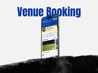 Book Your Venue, Play Your Game! app basketball best bookcourts branding design fitness jointournaments playwithfriends playzone soccer sportsapp sportscommunity sportsnetworking stayactive tennis