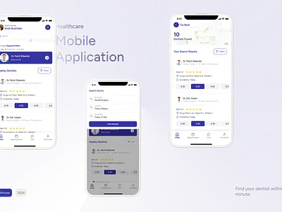 Find my dentist app dentist dentist app healthcare minimal design product design