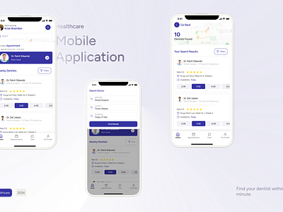 Find my dentist app dentist dentist app healthcare minimal design product design