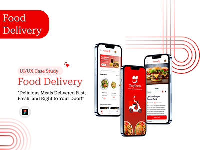 Food Delivery App Design & Case Study app design app ui design deisgn graphic design responsive ui deisgn ui ui design ui ux design user experience design user interface design ux ux deisgn