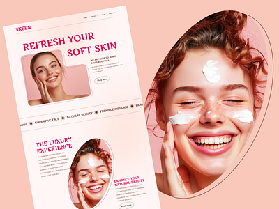 Minimalist Skincare website - Glow Starts Here beauty brand ui branding elegant skincare website landing page design mobile app design natural beauty site premium beauty ux skincare brand aesthetics skincare landing page skincare product ui skincare uiux skincare website design techwitpro ui uidesign uiux ux design web design website design womens lifestyle design