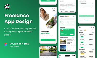 Job Finding App Design app design branding design earn figma freelance graphic design illustration job jobs logo money motion graphics ui ux vector