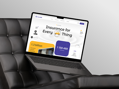 ALLIANZ – Insurance Company website design insurance insurance company insurance company website insurance website insurance website design landing page landpage ui ui design ux ux design uxui design web design website website design