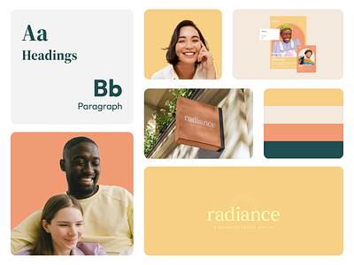 Radiance – Warm, Inviting, and Uplifting branding clinic dentist dentistry design doctor web graphic design health healthcare landing page landingpage logo medical medical website medicine ui ux web website