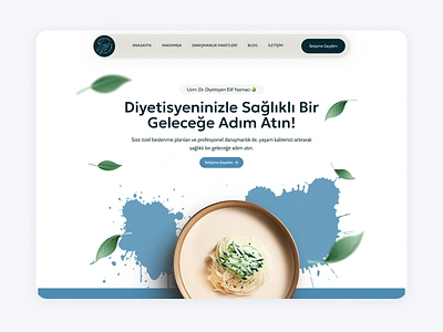 Diyetisyen Elif - Nutritionist Web Design ui ux web design wordpress