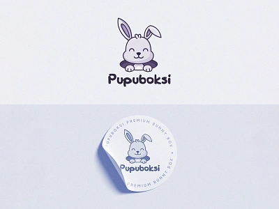 Logo & Sticker Design - Pupuboksi animal animal logo logo logo design mascot mascot logo pet pet logo pupuboksi logo sticker design soft sticker sticker design stump logo