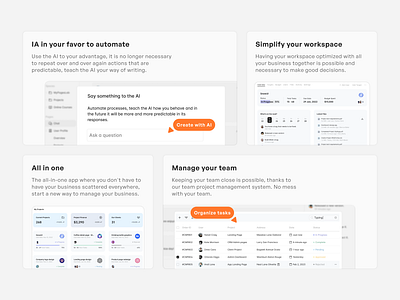 Benefits section App benefits section bento design figma minimalist modern orange saas saas website tech tech design ui web section webdesign website design