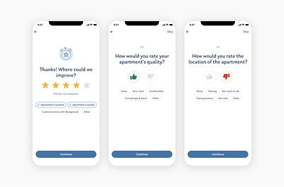 Service feedback feedback mobile app rating