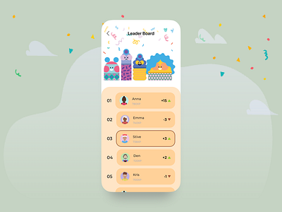 Daily UI #019: Leaderboard dailyui