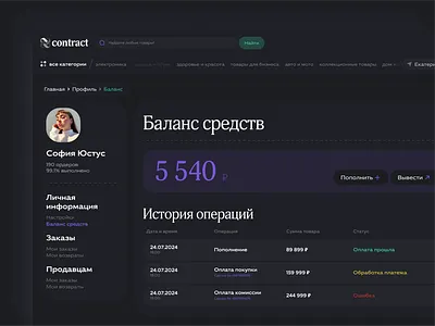 Commodity exchange design ui ux web