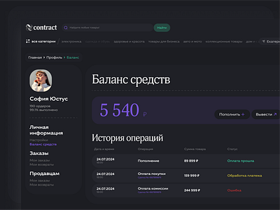 Commodity exchange design ui ux web