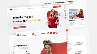 Dentistry landing page clean design design landing page ui ui ux uiux user interface ux