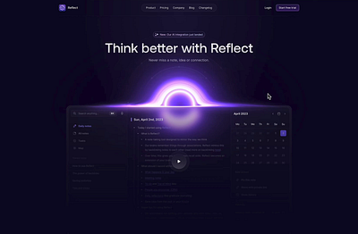 Reflect app | Web app design ai design app branding design graphic design illustration mobile app saas ui uiux web app web design