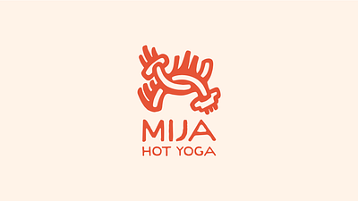 Mija Hot Yoga Branding bold brand design hot yoga branding latin inspired logo mexican inspired logo yoga studio branding