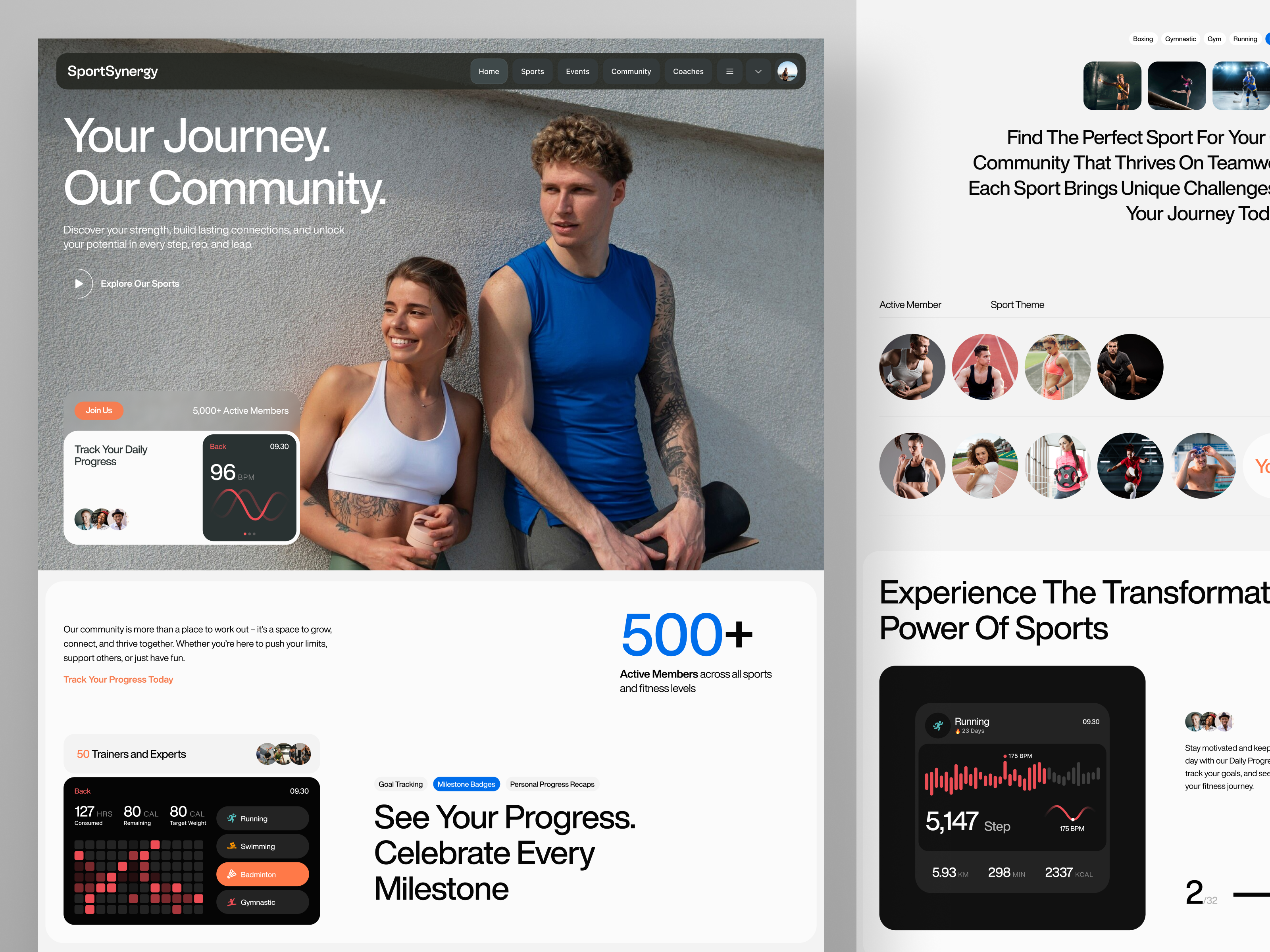 Example of Modern Minimalist Website Design
