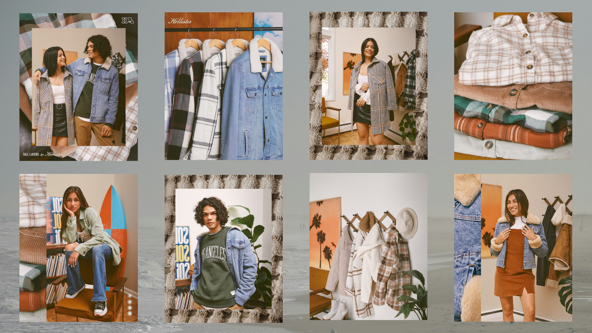 Hollister Co. art direction autumn brand campaign brand design branding clothing ecommerce fall graphic design holiday hollister instore marketing omnichannel paid media photo direction pride retail teen winter