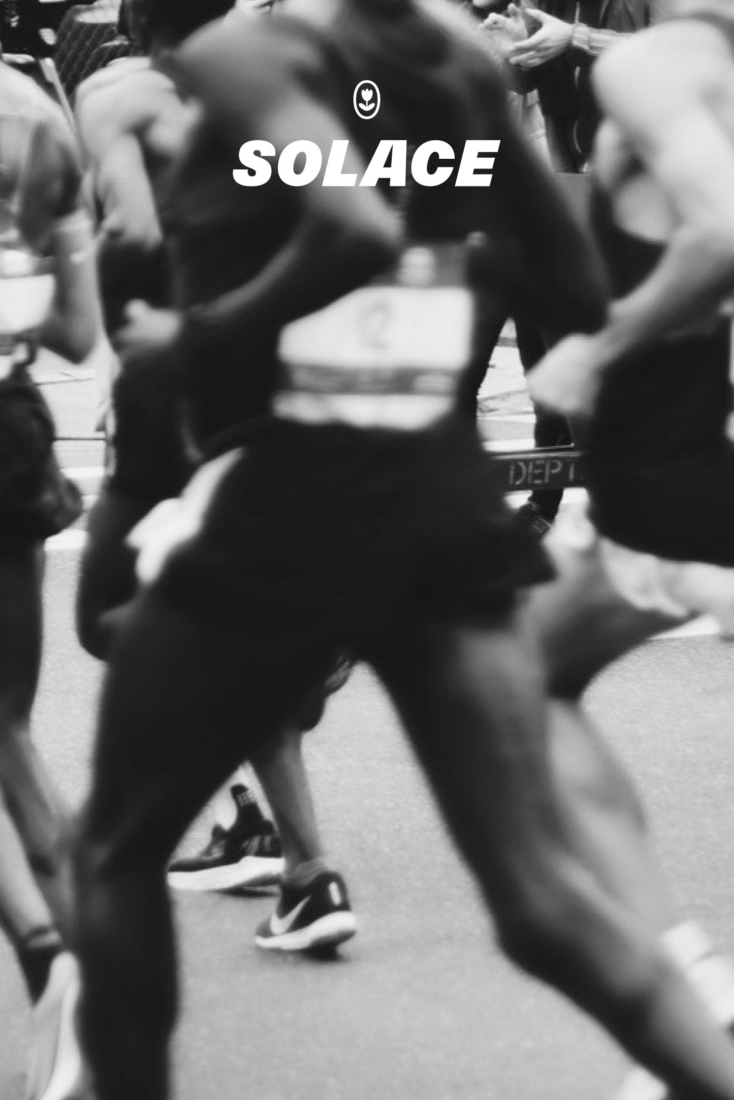 classic marathon vibe - logo poster branding design logo poster running