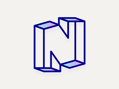 N Logo 3d logo ai bold brand identity branding identity lettermark letters logo logos minimal modern monogram n n logo simple tech web3