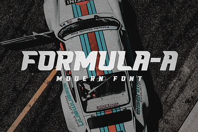 FORMULA A – Modern Font branding branding font children design display font font gaming illustration movie poster youtube