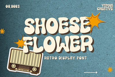 Shoese Flower – 1990’s Retro Font decorative design display font fun graffiti groovy hipster kids modern new old playful retro street typeface typography urban vintage web