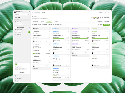 TasklyPro – Team Management Dashboard board clean dashboard management minimalism product product design project management saas taksly task list teams ui ux