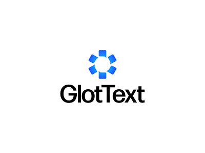 GlotText Logo brand identity branding logo logo design logo mark logotype minimal logo modern logo tech logo technology logo